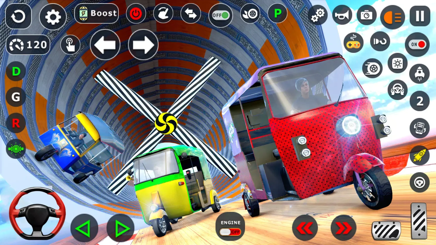 Tuk Tuk Taxi Driving Games 3D Screenshots