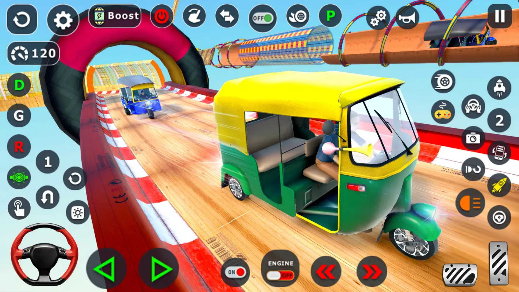 Tuk Tuk Taxi Driving Games 3D Screenshots