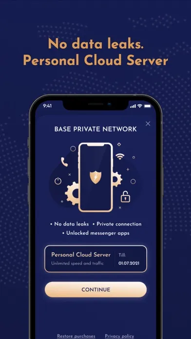 Capturas de pantalla de BASE Network - fast & secure