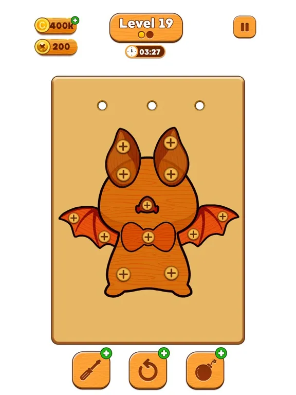 Capturas de tela do Wood Screw Sorting Puzzle iPad 
