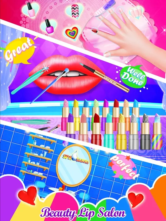 ภาพหน้าจอของ Lip Art - Beauty Makeup iPad 