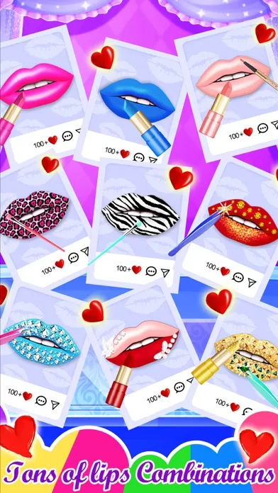 ภาพหน้าจอของ Lip Art - Beauty Makeup