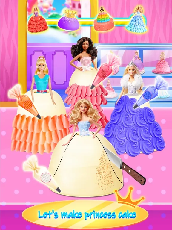 Zrzuty ekranu Princess Icing On Dress iPad 