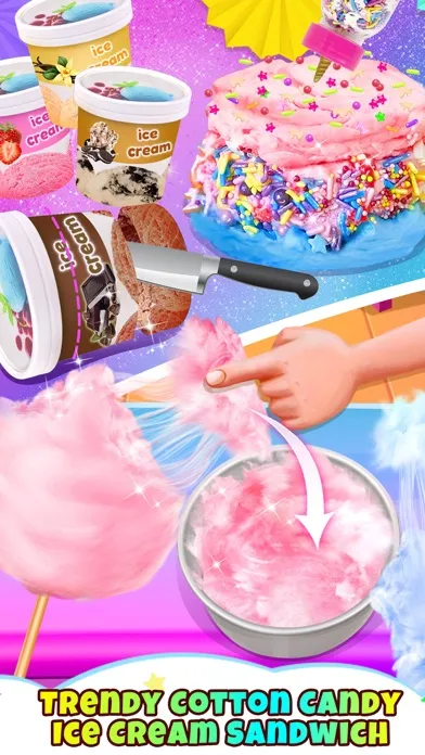 Capturas de pantalla de Sweet Cotton Candy Recipes