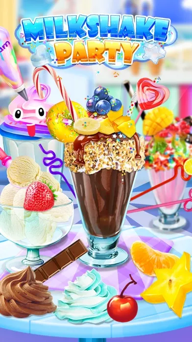 Capturas de tela do Milkshake Party - Frozen Drink