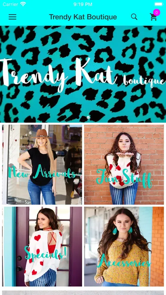 Trendy Kat Boutique应用截图