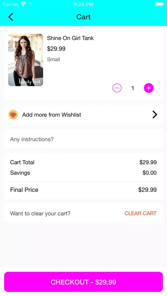 Trendy Kat Boutique应用截图