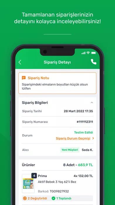 Trendyol Market Paneli سکرین شاٹس