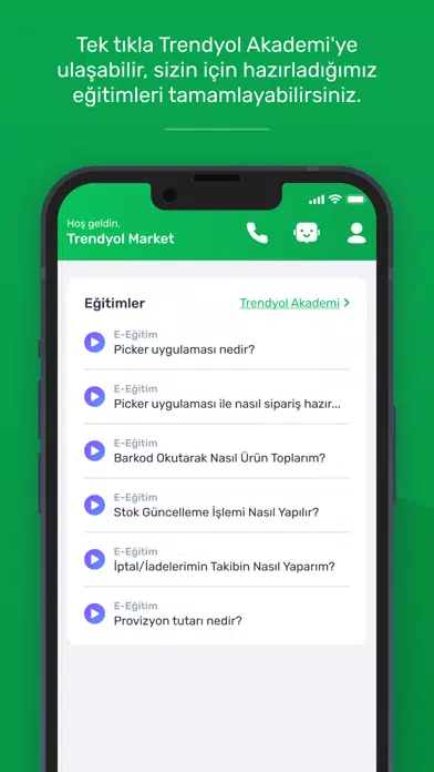 Trendyol Market Paneli سکرین شاٹس