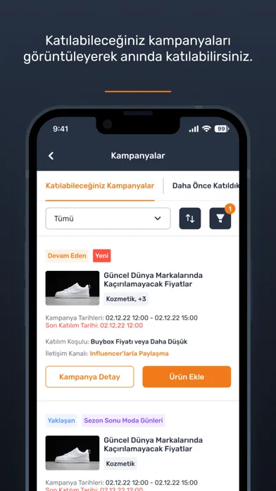 Tangkapan layar Trendyol Satıcı Paneli