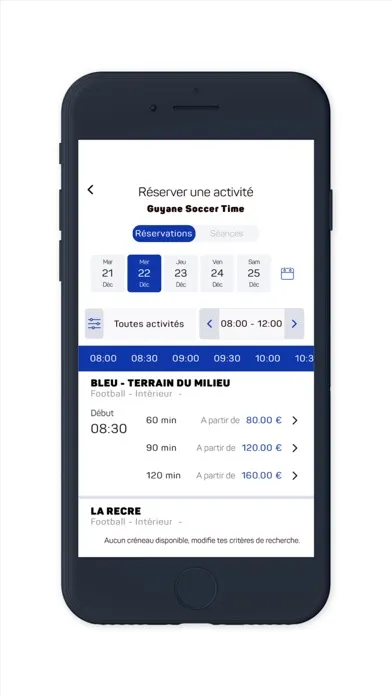 SoccerTime Guyane スクリーンショット