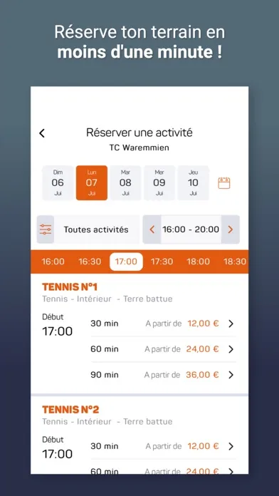 Captures d'écran de TC Waremmien