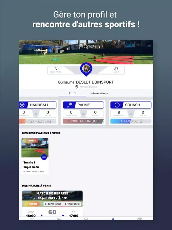 Tangkapan layar ULTRA CENTRE MULTISPORTS iPad 