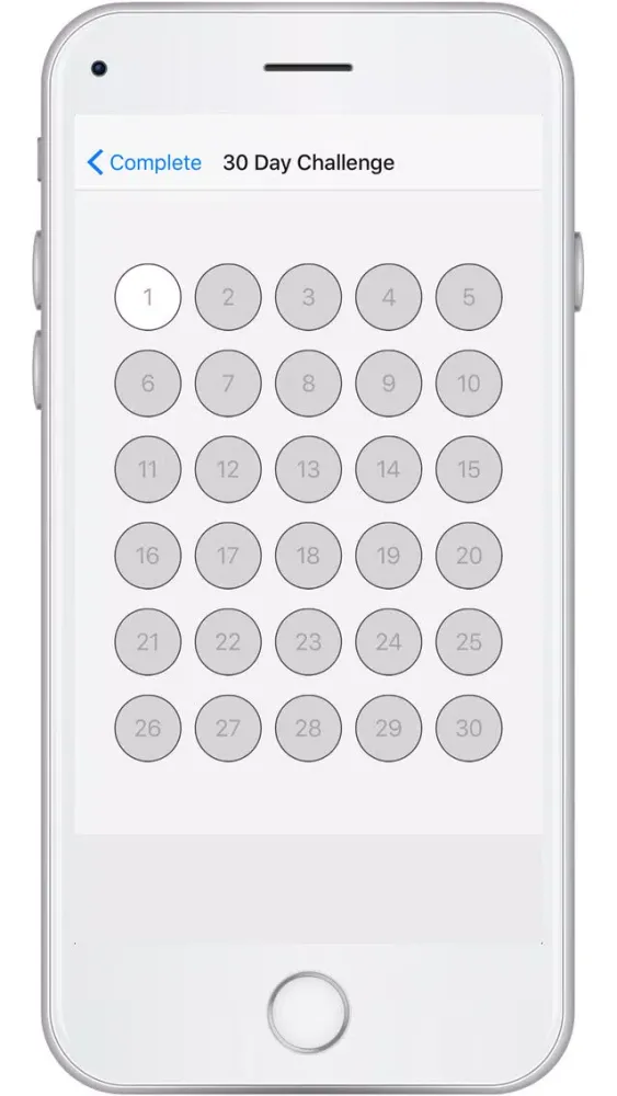 Yoga Challenge App スクリーンショット