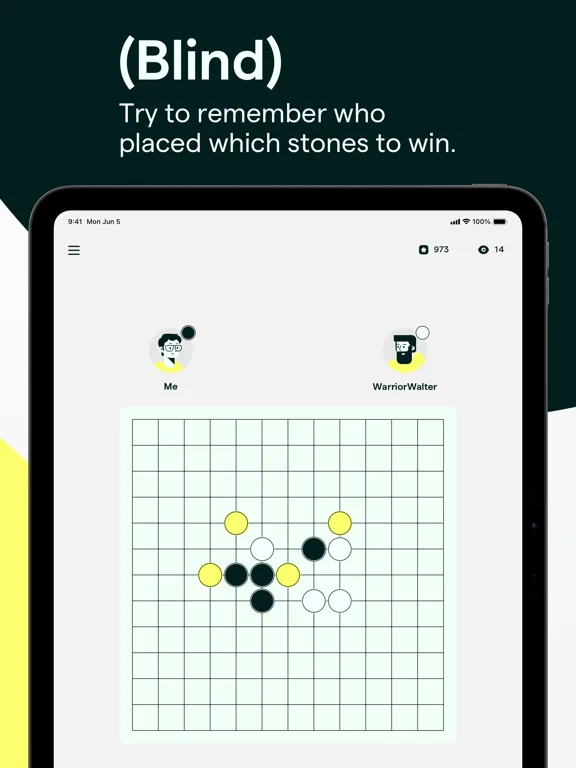 Capturas de tela do Blind Gomoku - Five in a Row iPad 
