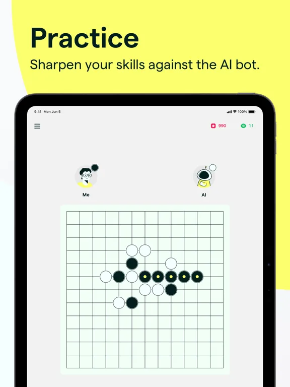 Capturas de tela do Blind Gomoku - Five in a Row iPad 