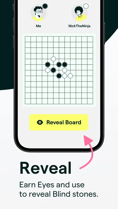 Capturas de tela do Blind Gomoku - Five in a Row