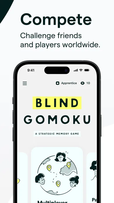 Capturas de tela do Blind Gomoku - Five in a Row