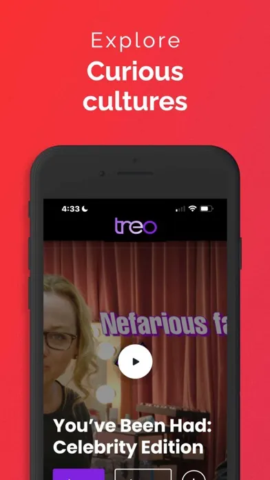 Captures d'écran de Treo TV