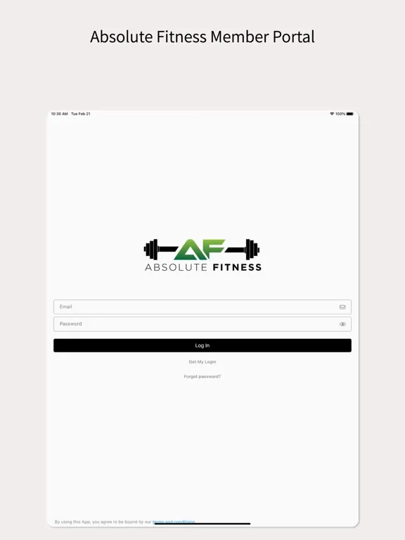 Zrzuty ekranu Absolute Fitness Member iPad 