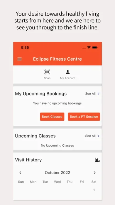 Captures d'écran de EFC Gym Africa