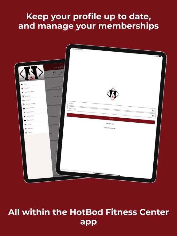 HotBod Fitness iPad  স্ক্রিনশট