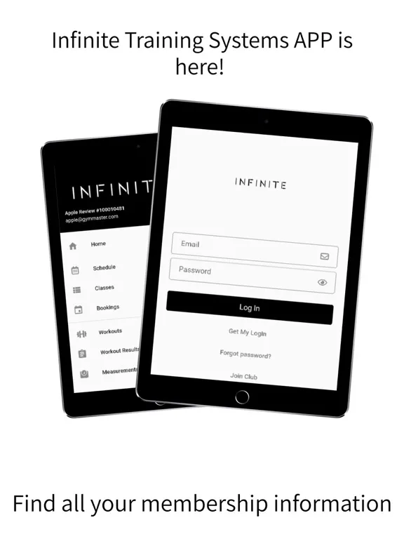 Infinite Training Systems iPad  स्क्रीनशॉट