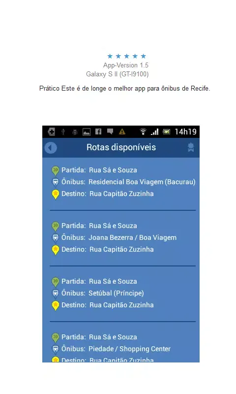 Ônibus Recife Pernambuco應用截圖