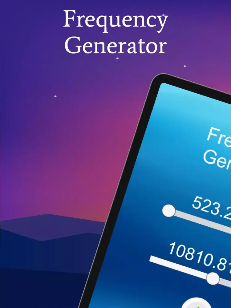 Frequency Generator + Wave iPad 应用截图