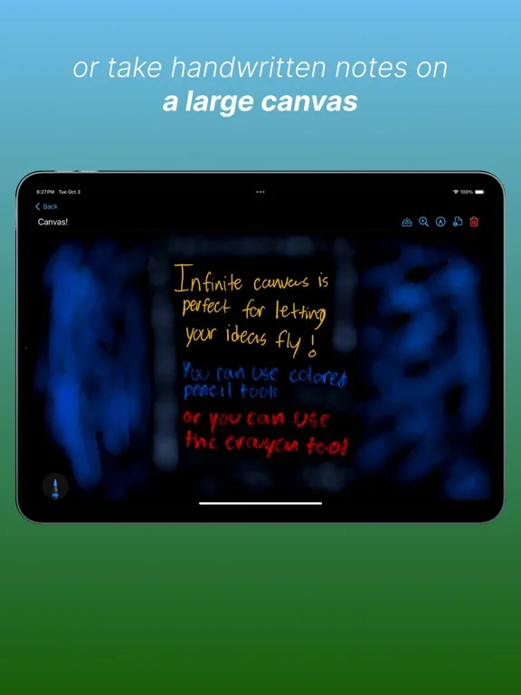 Minote - Modern notetaking iPad  スクリーンショット