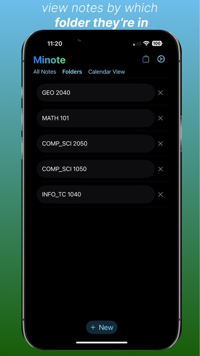 Minote - Modern notetaking Screenshots