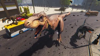 T-rex Simulator City World Screenshots