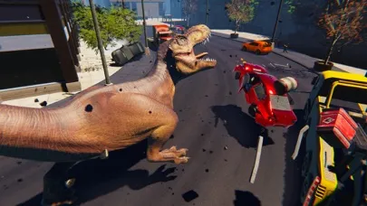 T-rex Simulator City World Screenshots