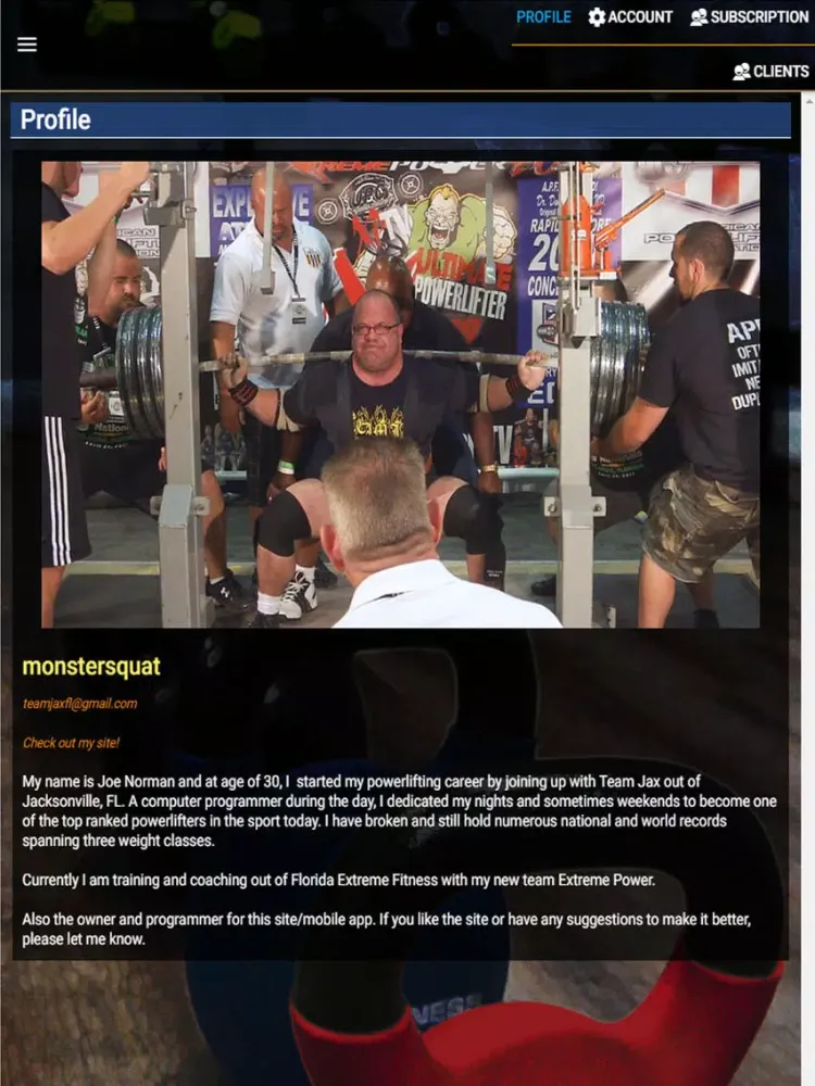 تصاویر TREX Fitness Routine Builder iPad 
