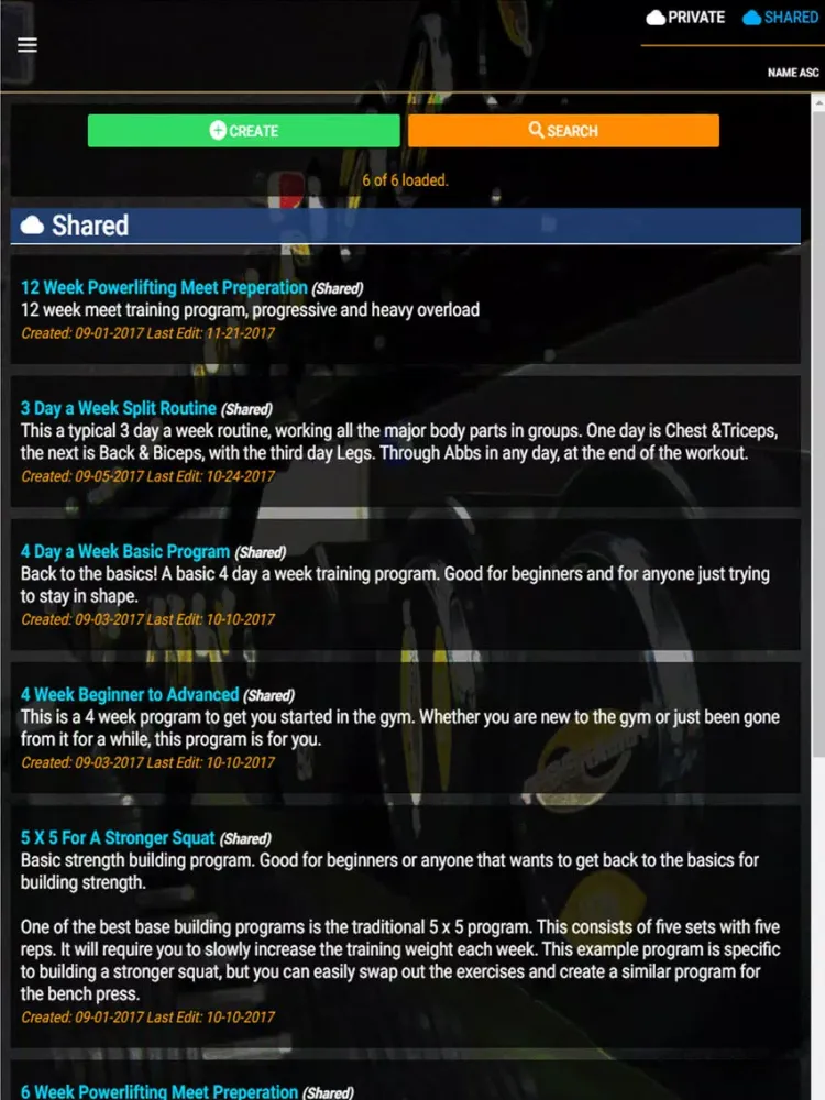 تصاویر TREX Fitness Routine Builder iPad 