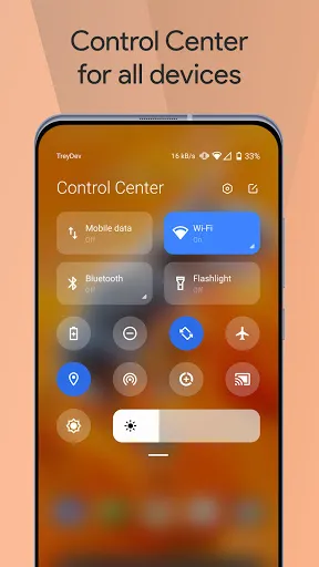 Capturas de tela do Mi Control Center