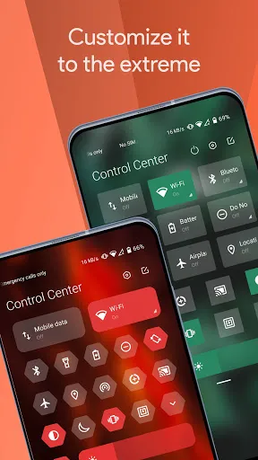 Capturas de tela do Mi Control Center