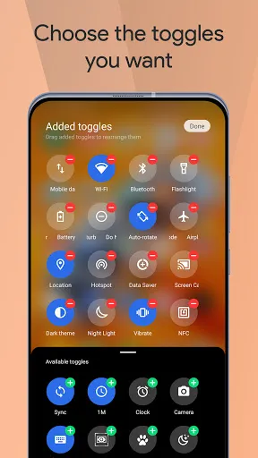 Capturas de tela do Mi Control Center