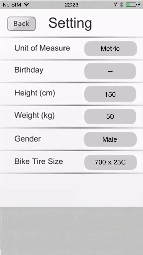Capturas de pantalla de Triace Fitness Tracker
