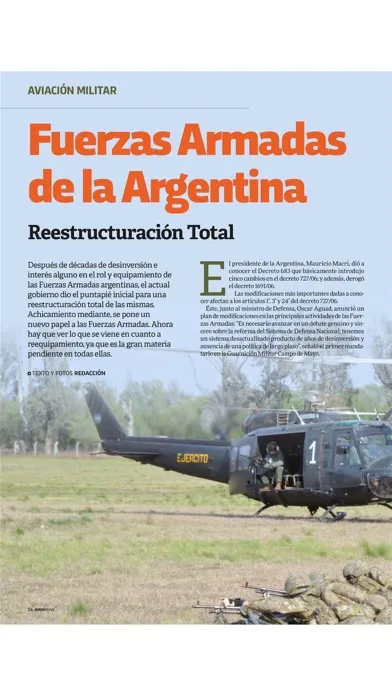 Capturas de tela do Avion Revue (América Latina)