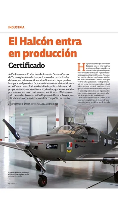 Capturas de tela do Avion Revue (América Latina)