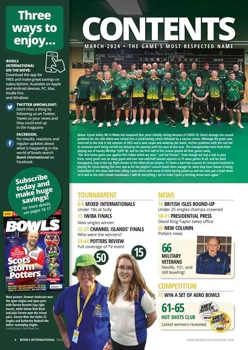 Bowls International Magazine سکرین شاٹس