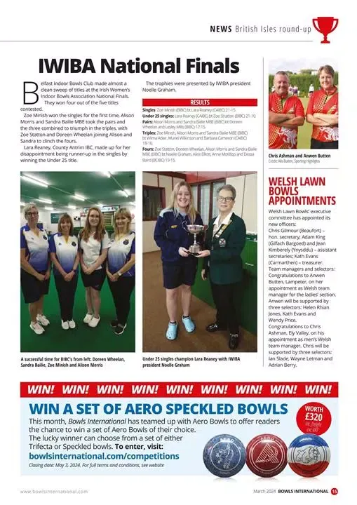 Bowls International Magazine سکرین شاٹس