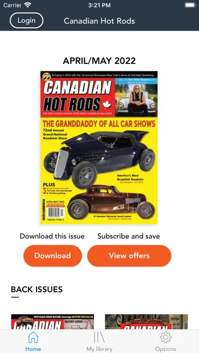 ภาพหน้าจอของ Canadian Hot Rods Magazine