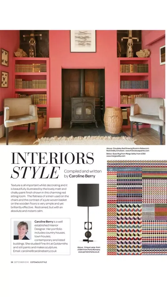 Tangkapan skrin Cotswold Style Magazine