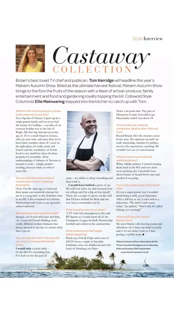 Tangkapan skrin Cotswold Style Magazine