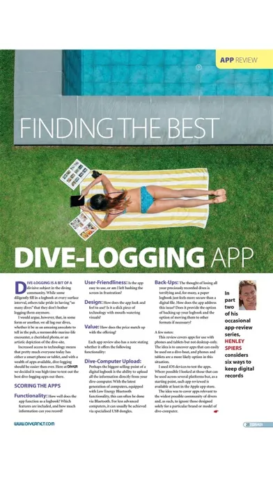 Capturas de pantalla de DIVER MAGAZINE
