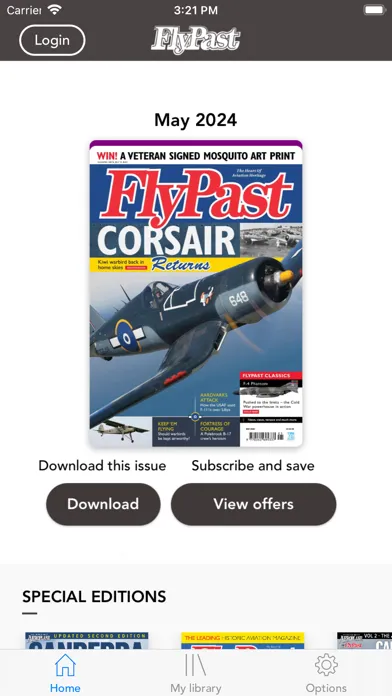 Tangkapan skrin FlyPast - Aviation Magazine