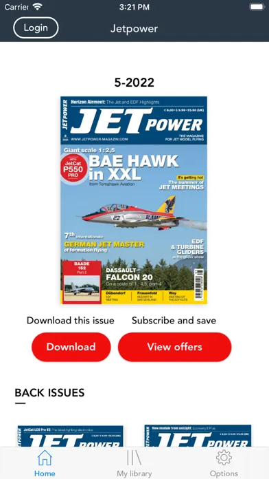 Screenshot di JETPOWER MAGAZINE – English