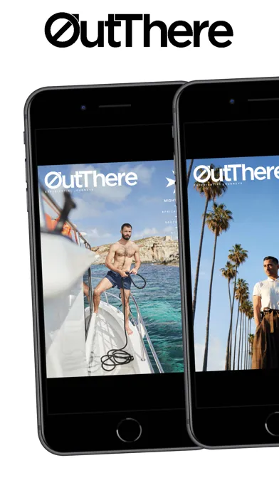 Capturas de pantalla de OutThere magazine